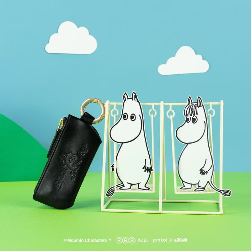 【Pinkoi x Moomin】鑰匙環零錢包 - 擁抱/零錢包/小錢包
