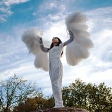 Hand wings, sleeve wings, gloves, wings for dancing, gloves with feathers