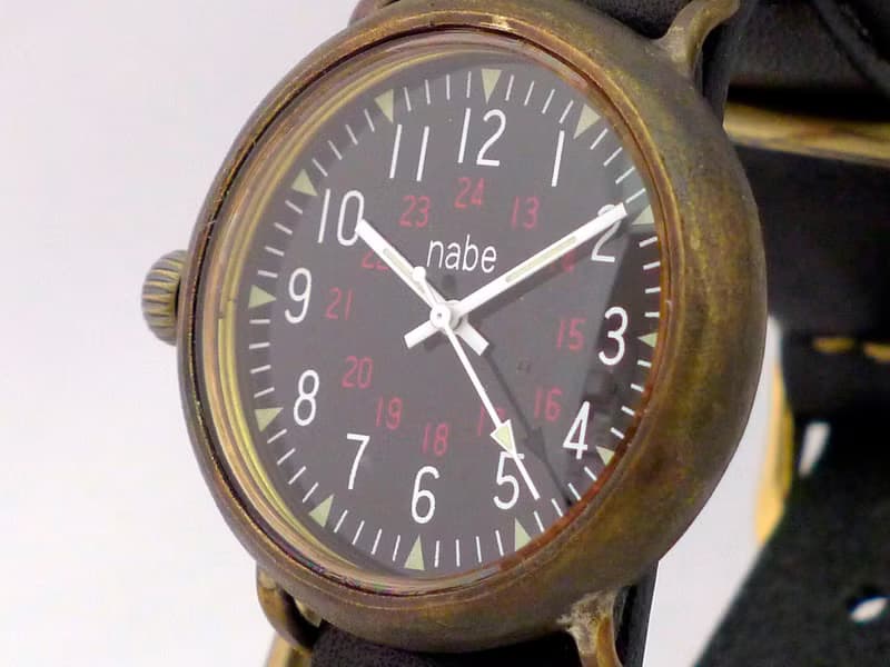 手作り時計  Armor-JB-ML  JUMBO Brass NATOベルト (JUM155 BKNATO)