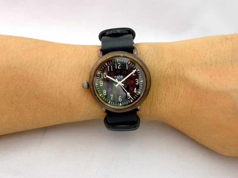 手作り時計  Armor-JB-ML  JUMBO Brass NATOベルト (JUM155 BKNATO)