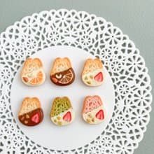 うさぎのチョコがけラスク