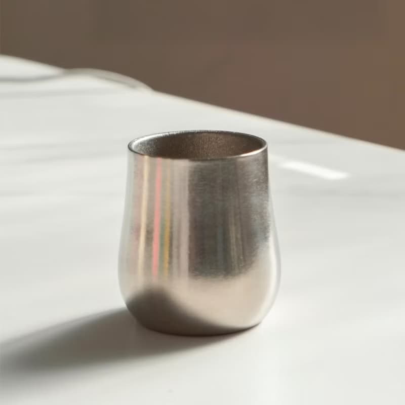 純鈦雙層小酒杯 70ml shot杯/鈦酒杯/聞香杯/咖啡杯