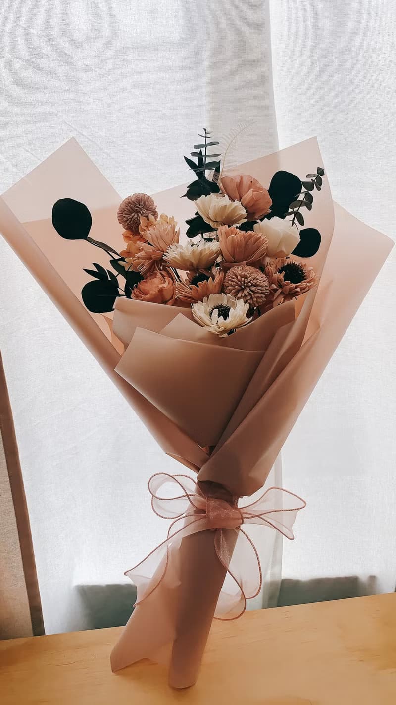 母親節乾燥花束