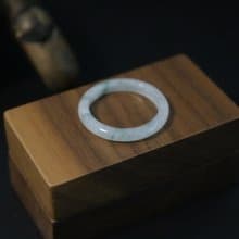 a貨玉戒指指環玉戒圈細條復古男女戒指