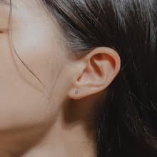 Stargazing 星辰小鑽耳飾 925銀抗氧化 兩色