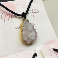【出清品】天然水晶 | 晶簇項鍊 (長度可調節) | 快速出貨