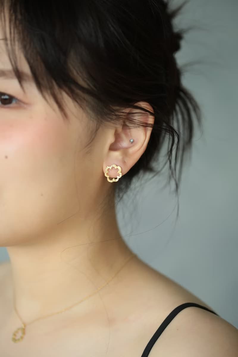 小雲朵耳環│925純銀  18k鍍金