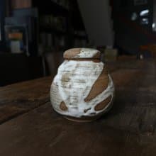 流白 茶席 茶倉 茶罐 零四 | 陶器皿