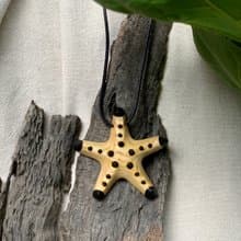 獨立木作 愛妮島巧克力海星項圈