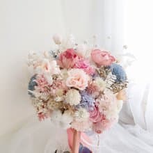 永生花 永生玫瑰花 乾燥花 新娘捧花 拍照花束 求婚花束 婚禮婚紗