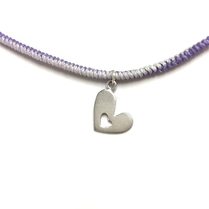 可愛925純銀心心手鍊 情人節 純銀手繩 純銀手鍊 銀手鍊 愛情手鍊