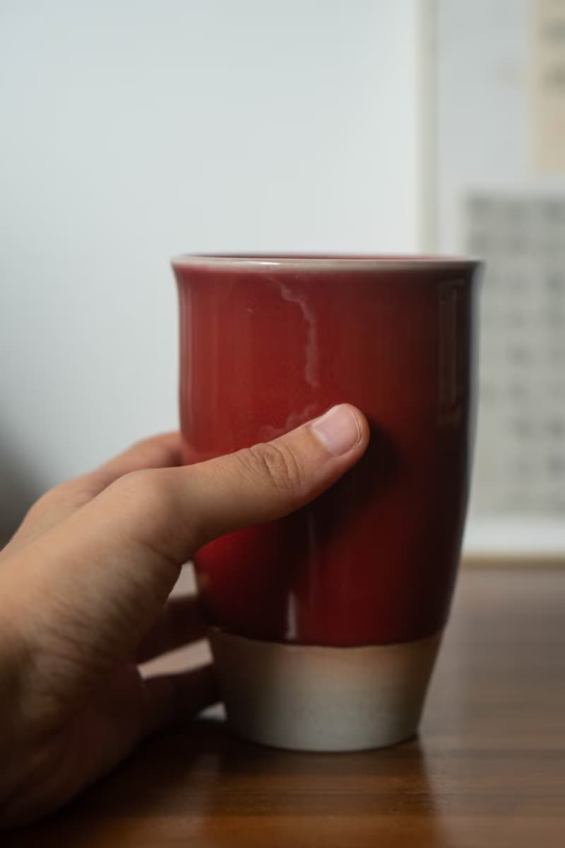 銅紅大容量握杯 (隨機出貨)