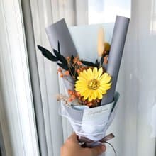 【竒花】情人節花束 畢業花束 生日禮物 乾燥花束