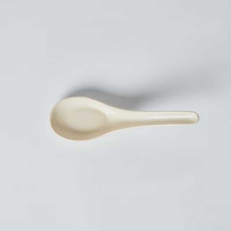 KOGA 許家陶器品 陶質湯匙 (鶯白)