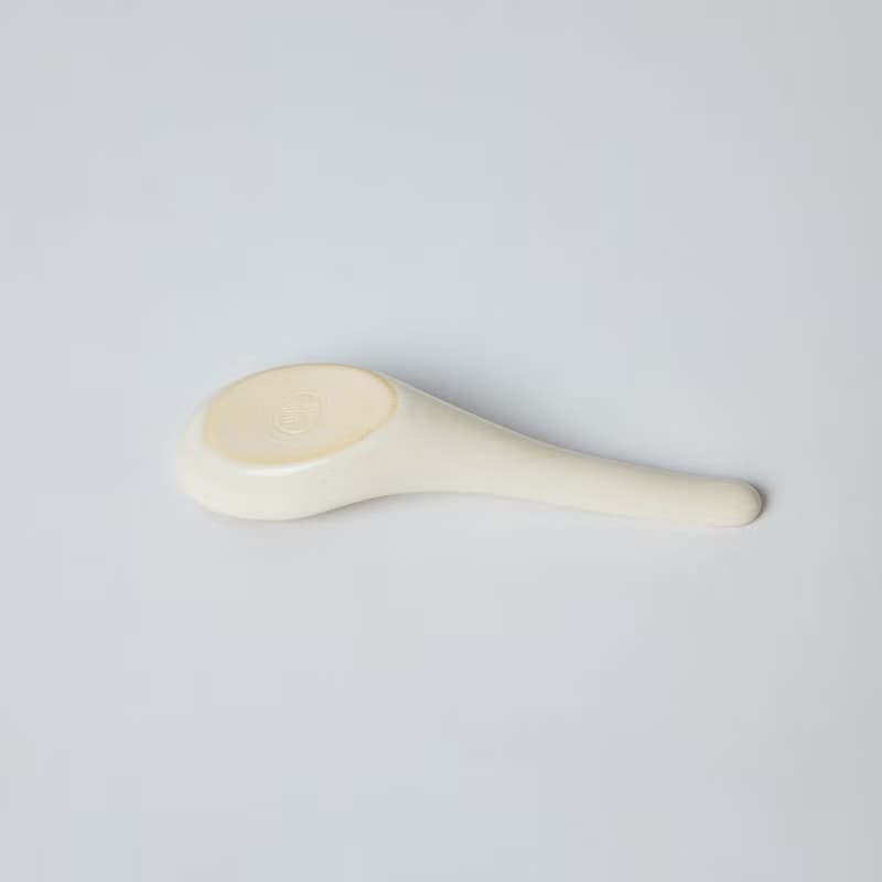 KOGA 許家陶器品 陶質湯匙 (鶯白)