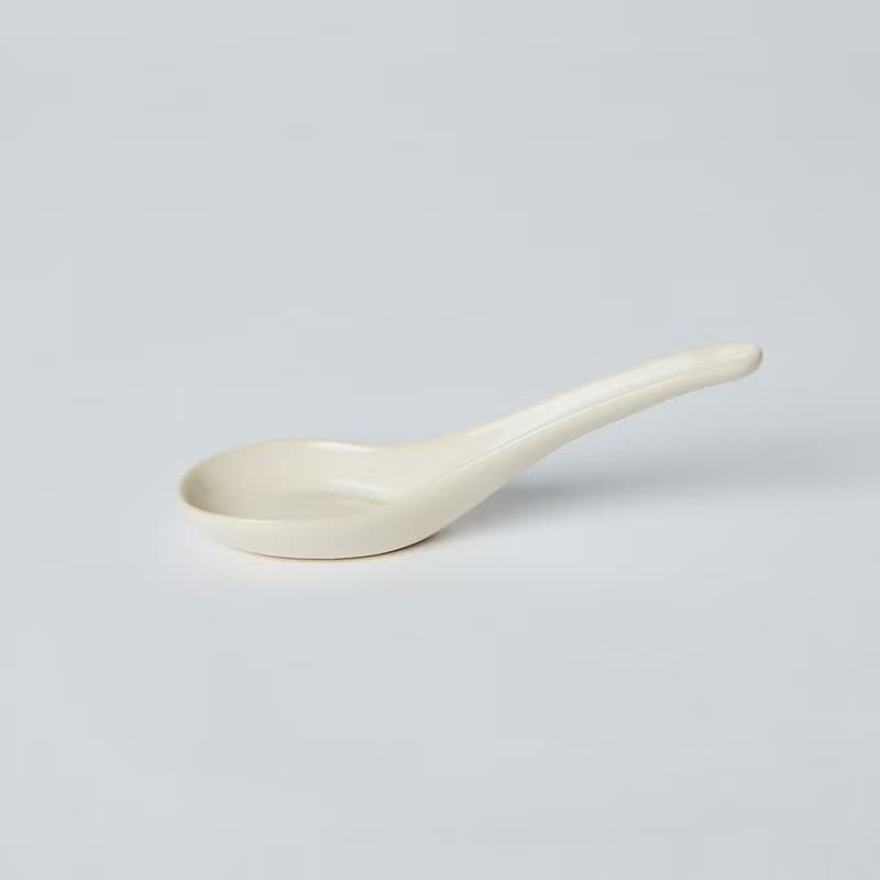 KOGA 許家陶器品 陶質湯匙 (鶯白)