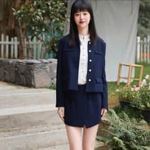 中式復古少女/中山上衣/半裙