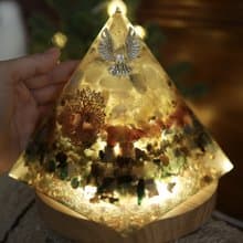 【特別訂製】特大高15cm鴿愛生命之樹奧剛招財金字塔Orgonite水晶