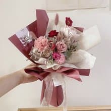 【母親節花禮】康乃馨 母親節花束 永生康乃馨 韓系花束 永生花束