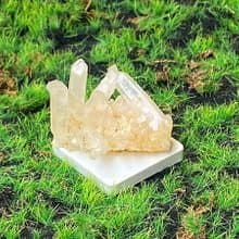 能量水晶擺件-天然原礦能量白水晶簇 消磁淨化 開運 入厝禮物