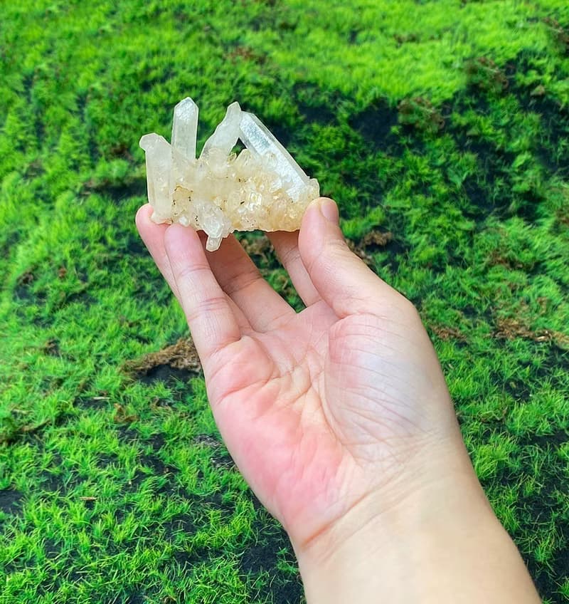 能量水晶擺件-天然原礦能量白水晶簇 消磁淨化 開運 入厝禮物