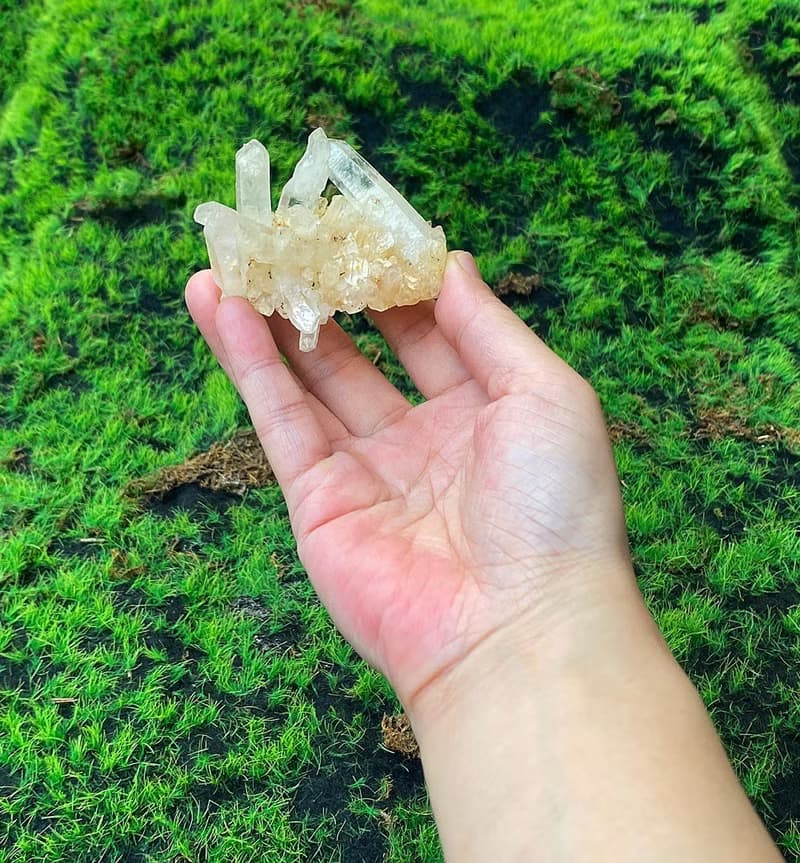 能量水晶擺件-天然原礦能量白水晶簇 消磁淨化 開運 入厝禮物