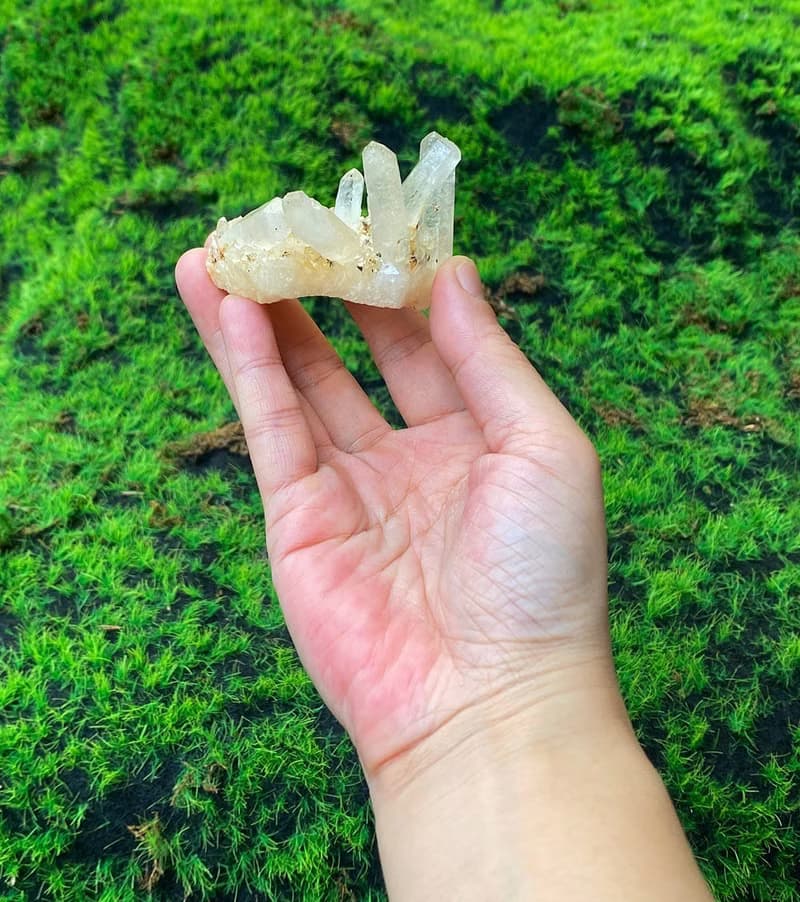 能量水晶擺件-天然原礦能量白水晶簇 消磁淨化 開運 入厝禮物