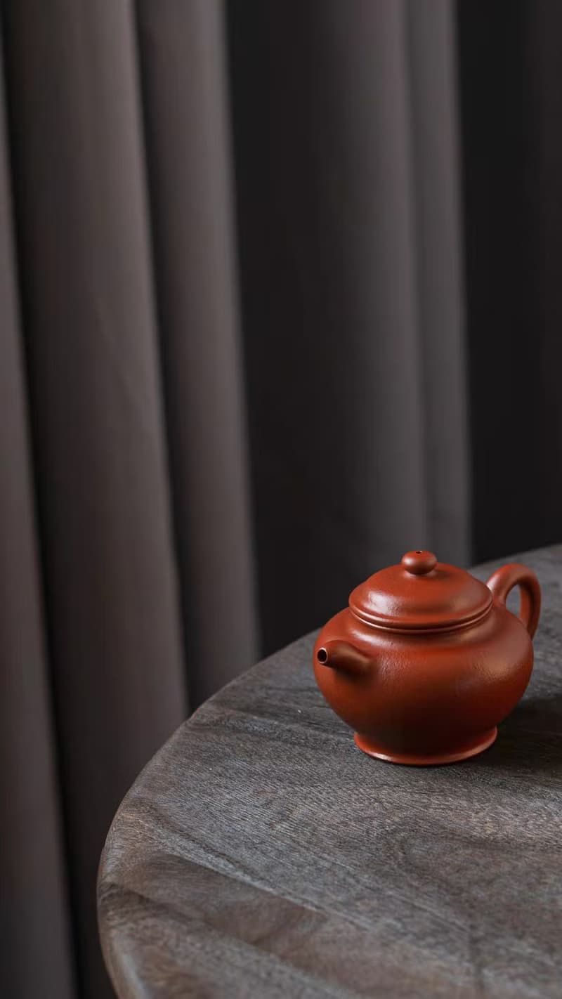 送禮紫砂壺茶壺掇只 全手工 200cc 原矿极品30目粗砂朱泥 泥料正