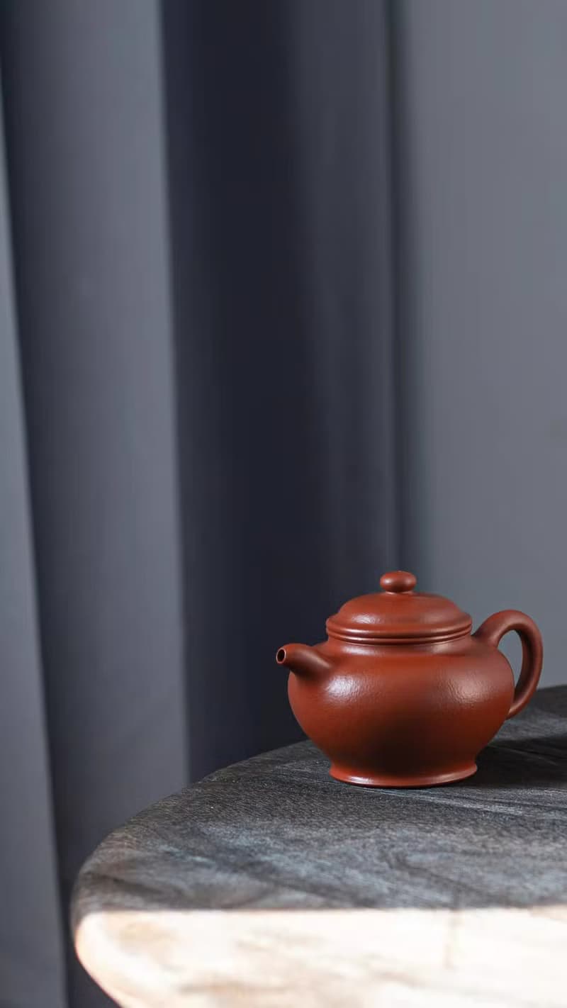 送禮紫砂壺茶壺掇只 全手工 200cc 原矿极品30目粗砂朱泥 泥料正