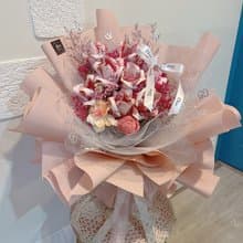 可配合急件_鈔票玫瑰花束 有錢花