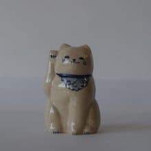 招き猫　S  倒福
