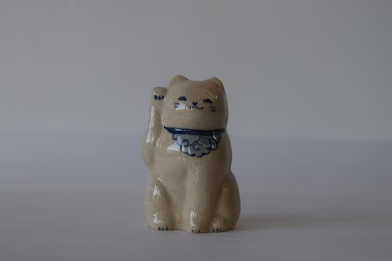 招き猫　S  倒福