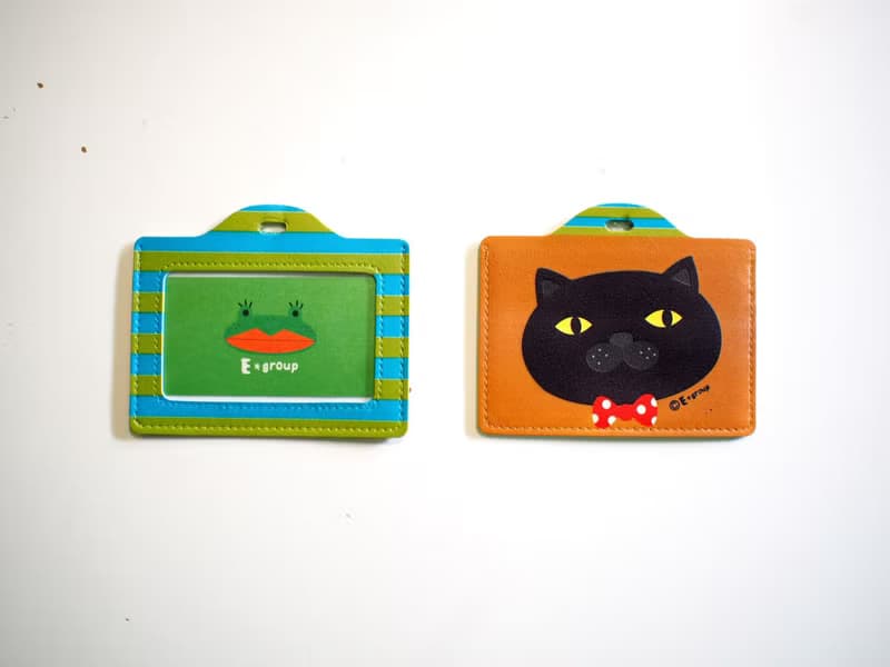 E*group 卡套  黑喵巧克力抹茶   悠遊卡套  識別證套  行李吊牌