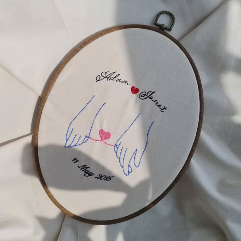 Special Day - Personalized Embroidery Art Gift
