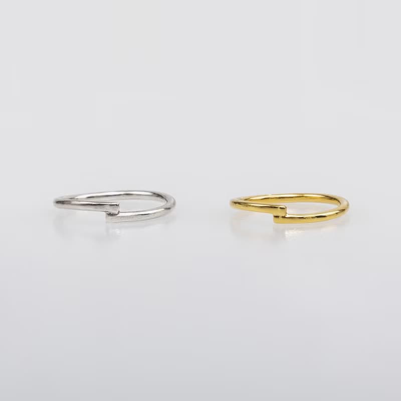 Interlock 互鎖 925銀 兩色