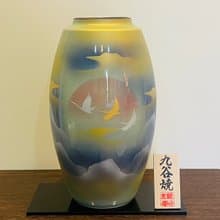【入厝禮】九谷燒-9號花瓶 朝霞