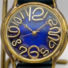 J.B.2  手作り時計 Hand Craft Watch JUMBO Brass ブルーダイアルBL (JUM31B BL/NV)