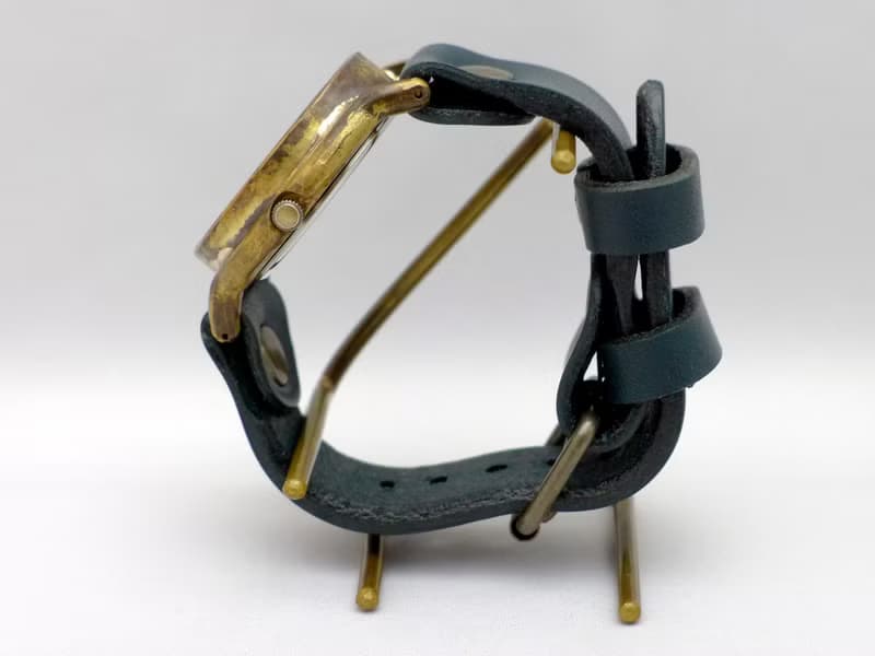 J.B.2  手作り時計 Hand Craft Watch JUMBO Brass ブルーダイアルBL (JUM31B BL/NV)