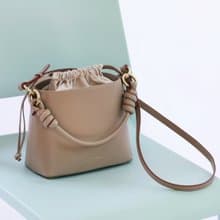 真皮包包 Fuji Bucket Bag 束口袋 / Taupe