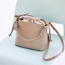 【泰國包】Fuji Bucket Bag 水桶包 / Taupe Nappa Leather 真皮