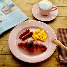 母親節55折葡萄牙手工製餐具葡萄牙Costa Nova手工水玉點心盤