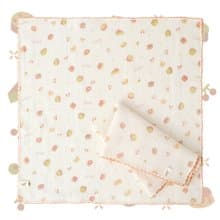 【SISSO有機棉】甜櫻桃開心果紗布手帕巾(二入)