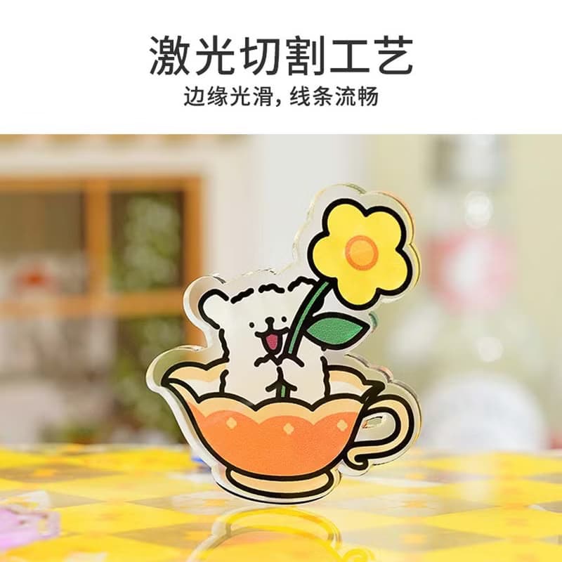 TOi 圖益線條小狗-下午茶唱片機 異拼樂動漫拼圖桌遊成人治癒桌遊