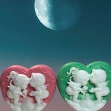 精油香氛皂 愛心天使之吻 手工皂 精緻造型 豐富香氣 快速出貨