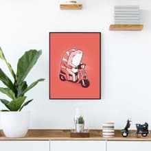 鮭魚壽司 • 形影不離 -情侶/家居/民宿/咖啡廳/工作室/掛畫/送禮