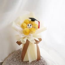畢業花束 \ 超Q微笑花束 索拉乒乓手工黏製 可點香精當擴香