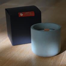 聖誕節版精油木芯蠟燭組 聖誕禮物 大豆蠟燭 木芯蠟燭 旋轉燭台