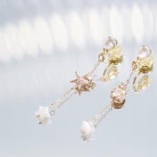 海星光芒 | Starlight of the Sea | 夾式耳環