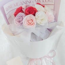 繽紛玫瑰花束/香皂花束/生日花束/情人節花束/告白花束/永生花束