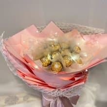 金沙巧克力花束 金沙巧克力 情人節  生日  提袋 2米